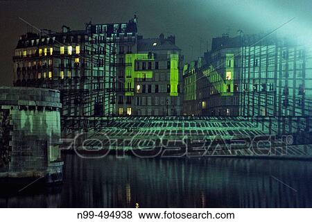 Ile st. Louis, projection, F? te de la Musique, music festival, Paris. France View Large Photo Image Stock Photo - Ile st. Louis, projection, F? te de la Musique, music festival, Paris. France. Fotosearch
