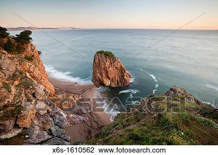 Stock Image - Illa Roja, Cala Rac? in Sa Riera, Begur, Costa Brava, Girona, Spain. Fotosearch