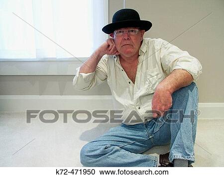 Imitation of Mime Leaning on Table View Large Photo Image Stock Image - Imitation of Mime Leaning on Table. Fotosearch