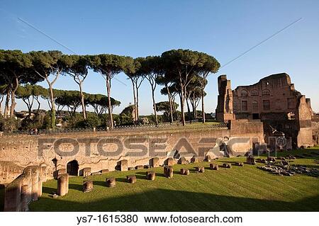 Imperial palace at Forum Romanum, Palatine Hill, Rome, Lazio, Italy, Europe View Large Photo Image Stock Image - Imperial palace at Forum Romanum, Palatine Hill, Rome, Lazio, Italy, Europe. Fotosearch