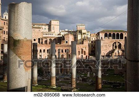 Stock Photo - Imperial roman forum in Rome. Fotosearch