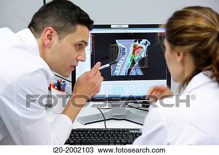 IMRT, Intensity Modulated Radiation Therapy, Oropharynx Cancer 3D Radiotherapy Treatment Planning View Large Photo Image Stock Image - IMRT, Intensity Modulated Radiation Therapy, Oropharynx Cancer 3D Radiotherapy Treatment Planning. Fotosearch