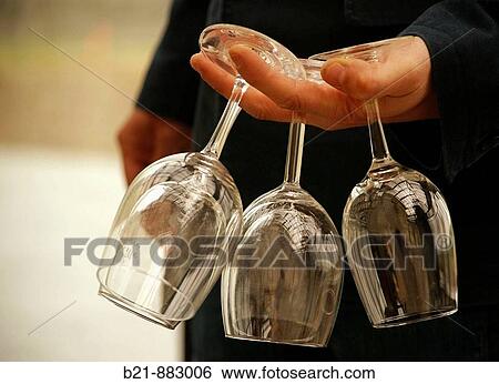 Stock Photograph - In a restaurant, Vienne, France. Fotosearch