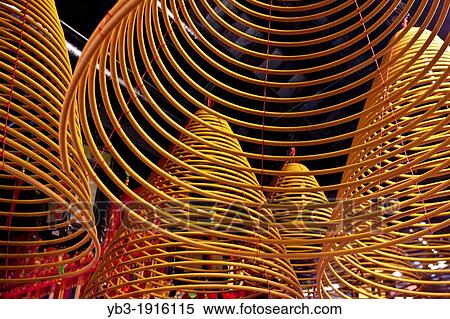 Incense Coils, Tin Hau Temple, Hong Kong, China View Large Photo Image Stock Photography - Incense Coils, Tin Hau Temple, Hong Kong, China. Fotosearch