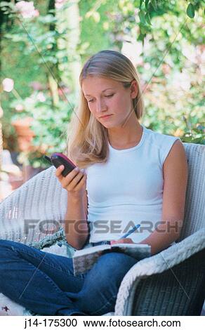 Stock Image - Incomming call. Fotosearch