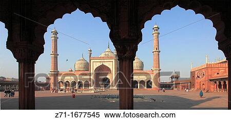 India, Delhi, Jama Masjid, Mosque. View Large Photo Image Stock Photography - India, Delhi, Jama Masjid, Mosque.. Fotosearch