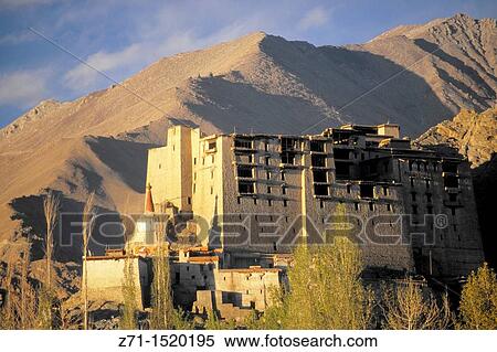 Stock Photography - India, Jammu & Kashmir, Ladakh, Leh, Leh Palace.. Fotosearch