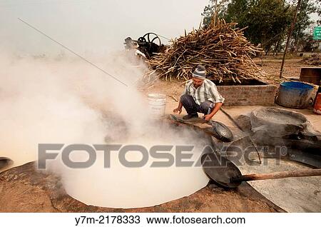 India: Punjab: Sugar production from Sugar Cane View Large Photo Image Stock Image - India: Punjab: Sugar production from Sugar Cane. Fotosearch
