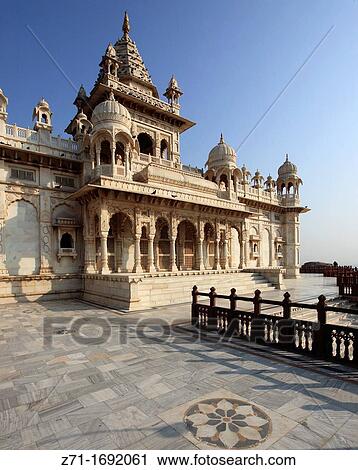 India, Rajasthan, Jodhpur, Jaswant Thada, Maharaja Jaswant Singh II Memorial, View Large Photo Image Stock Image - India, Rajasthan, Jodhpur, Jaswant Thada, Maharaja Jaswant Singh II Memorial,. Fotosearch