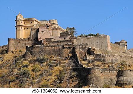 India, Rajasthan, Kumbalgarh fort. View Large Photo Image Stock Image - India, Rajasthan, Kumbalgarh fort.. Fotosearch
