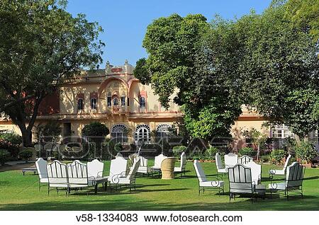 India, Rajasthan, Rohet, Rohet Garh Hotel. View Large Photo Image Stock Image - India, Rajasthan, Rohet, Rohet Garh Hotel.. Fotosearch