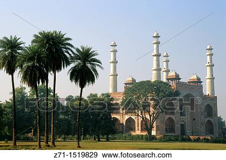 Stock Photo - India Sikandra Akbar s Mausoleum, Uttar Pradesh.. Fotosearch