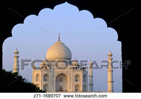 Stock Photo - India Taj Mahal. Fotosearch