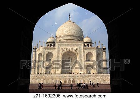 India, Uttar Pradesh, Agra, Taj Mahal, View Large Photo Image Stock Photograph - India, Uttar Pradesh, Agra, Taj Mahal,. Fotosearch