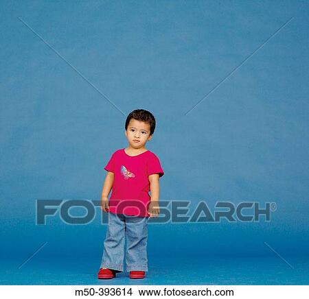 Picture - Indian baby girl 4 years old. Fotosearch