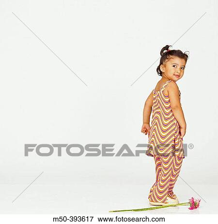 Stock Photo - Indian Baby girl 4 years old. Fotosearch