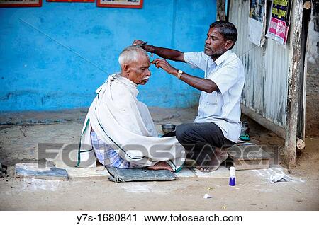 Indian barber in Madurai, Tamil Nadu, South India, India, Asia View Large Photo Image Stock Image - Indian barber in Madurai, Tamil Nadu, South India, India, Asia. Fotosearch