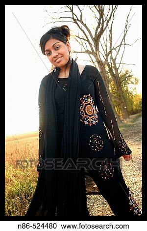 Stock Image - Indian girl. Fotosearch