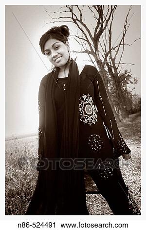 Stock Image - Indian girl. Fotosearch