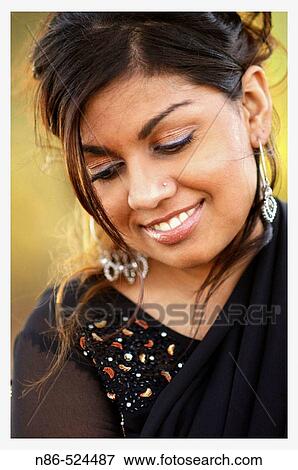 Stock Photo - Indian girl. Fotosearch