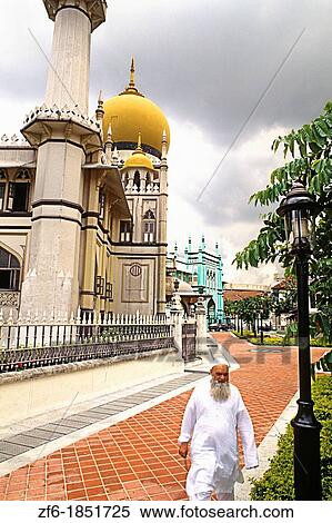 Indian Mosque on Arab Street in Singapore View Large Photo Image Stock Photography - Indian Mosque on Arab Street in Singapore. Fotosearch