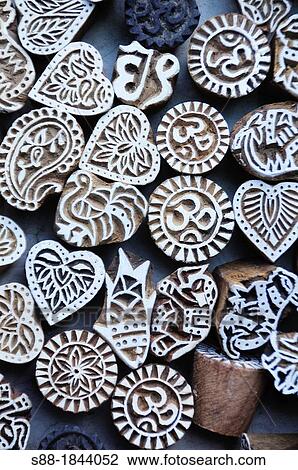 Stock Image - Indian stamp. Fotosearch