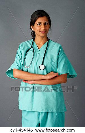 Indian woman doctor/surgeon View Large Photo Image Stock Photography - Indian woman doctor/surgeon. Fotosearch