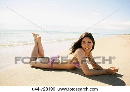 Indian woman on the beach View Large Photo Image Stock Photograph - Indian woman on the beach. Fotosearch