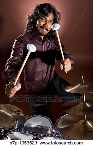 Stock Photo - Indonesian Drummer. Fotosearch