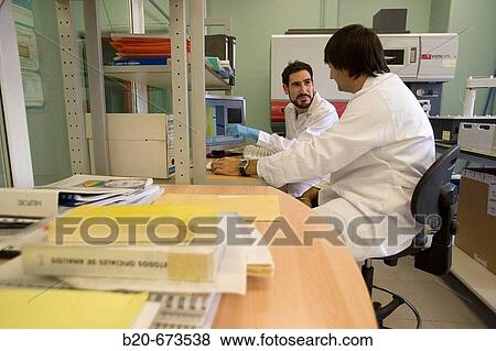 Stock Photo - Inductively Coupled Plasma Optical Emission Spectrometry (ICP-OES), Vista-MPX, Laboratory of Agri-Environmental Safety, Departamento de Agrosistemas y Recursos Naturales, Neiker Tecnalia, Instituto de Investigaci? n y Desarrollo Agrario, Euskadi, Spain. Fotosearch