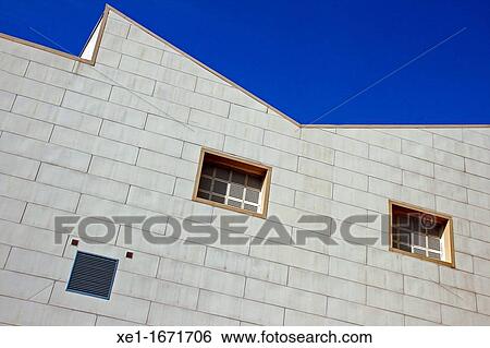 Stock Photograph - industrial building, Zona Franca, Barcelona, Catalonia, Spain. Fotosearch