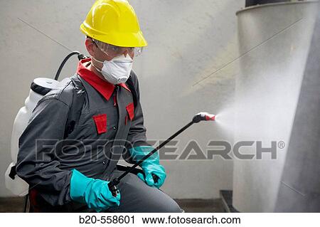 Industrial cleaning with spray. Guipuzcoa, Euskadi, Spain View Large Photo Image Stock Image - Industrial cleaning with spray. Guipuzcoa, Euskadi, Spain. Fotosearch