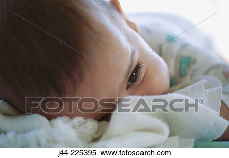 Infant boy laying with blanket View Large Photo Image Stock Photography - Infant boy laying with blanket. Fotosearch