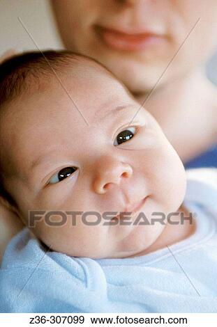 Infant with father View Large Photo Image Stock Photo - Infant with father. Fotosearch