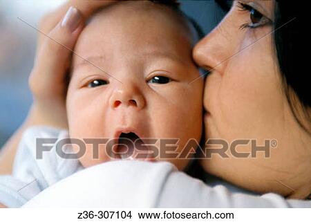 Infant with mother View Large Photo Image Picture - Infant with mother. Fotosearch