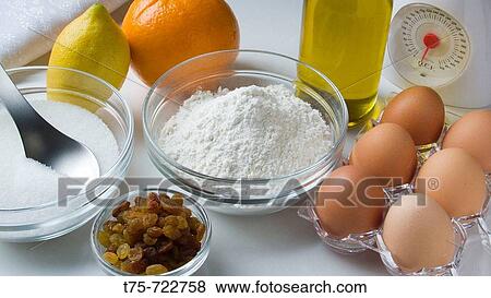 Ingredients to make pastries View Large Photo Image Stock Photo - Ingredients to make pastries. Fotosearch