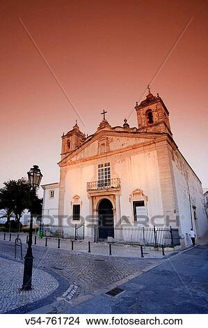 Ingreja Santa Maria, Lagos, Algarve, Portugal View Large Photo Image Picture - Ingreja Santa Maria, Lagos, Algarve, Portugal. Fotosearch