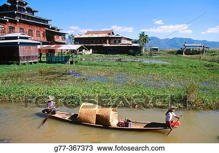 Inle Lake. Shan State. Myanmar. View Large Photo Image Stock Image - Inle Lake. Shan State. Myanmar.. Fotosearch