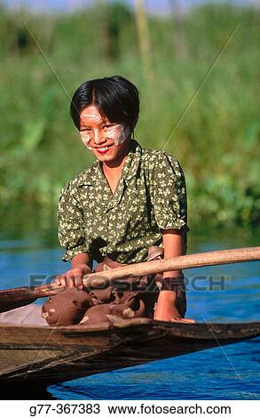 Inle Lake. Shan State. Myanmar. View Large Photo Image Stock Image - Inle Lake. Shan State. Myanmar.. Fotosearch