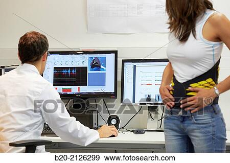 Innovative belt against back pain. View Large Photo Image Stock Photo - Innovative belt against back pain.. Fotosearch