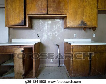 Stock Photo - Inside a foreclosed house in Madera, California, United States. Fotosearch