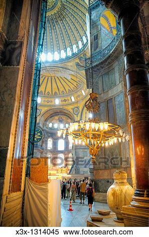 Inside Hagia Sophia, Istanbul, Turkey View Large Photo Image Stock Photography - Inside Hagia Sophia, Istanbul, Turkey. Fotosearch