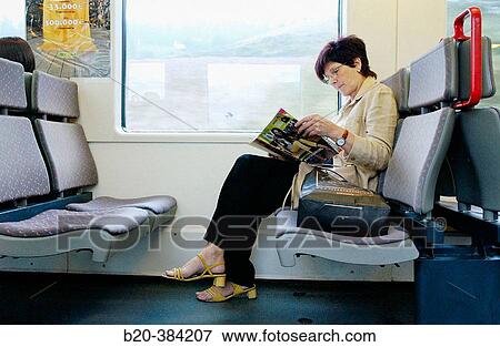 Inside of a commuter train. RENFE. Spain. View Large Photo Image Stock Photo - Inside of a commuter train. RENFE. Spain.. Fotosearch