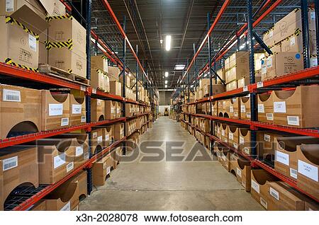 Stock Photo - Inside Warehouse Annapolis Junction MD.. Fotosearch