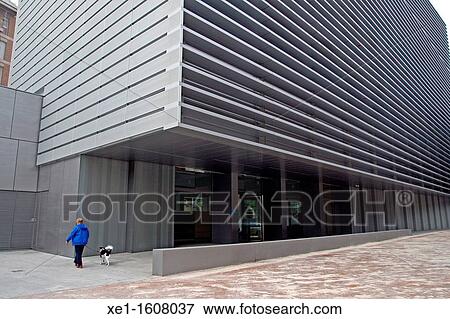 Stock Photo - INSS building, quarter Atarazanas, Barcelona, Catalonia, Spain. Fotosearch