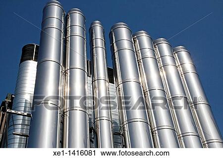Stock Image - installation of air conditioning, shopping center Las Arenas, Barcelona, Catalonia, Spain. Fotosearch