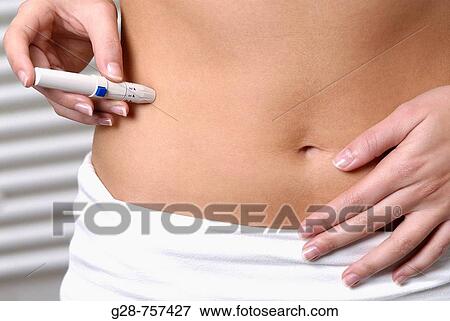 Insulin injection View Large Photo Image Stock Photo - Insulin injection. Fotosearch