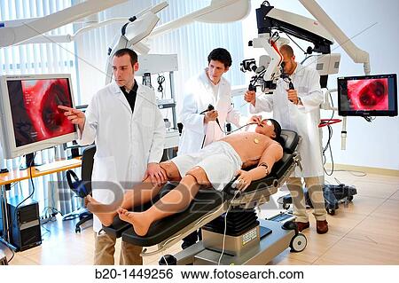 Integrated operating room, bronchoscopy simulation, examination of the airways, Health and Biomedical applications, Vicomtech-IK4 Visual Interaction and Communication Technologies Centre View Large Photo Image Stock Photograph - Integrated operating room, bronchoscopy simulation, examination of the airways, Health and Biomedical applications, Vicomtech-IK4 Visual Interaction and Communication Technologies Centre. Fotosearch