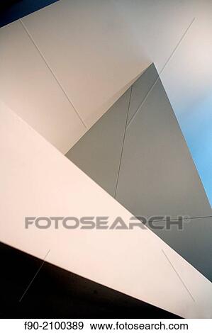 Interior Abstract at the Denver Art Museum. View Large Photo Image Stock Photo - Interior Abstract at the Denver Art Museum.. Fotosearch