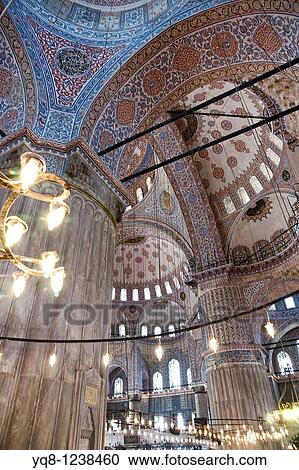 interior domes, Blue Mosque, Istanbul, Turkey View Large Photo Image Stock Image - interior domes, Blue Mosque, Istanbul, Turkey. Fotosearch